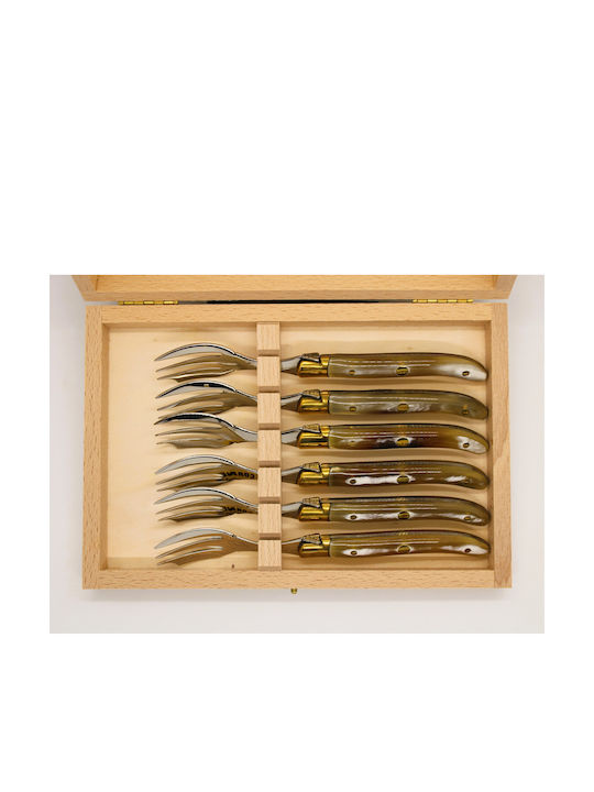 Claude Dozorme Set de Furculițe Fructe/Desert Inoxidabile Argintiu 6buc