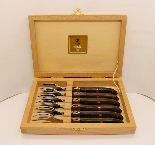 Claude Dozorme Vallernia Set of Forks Fruit/Dessert Coffee 6pcs