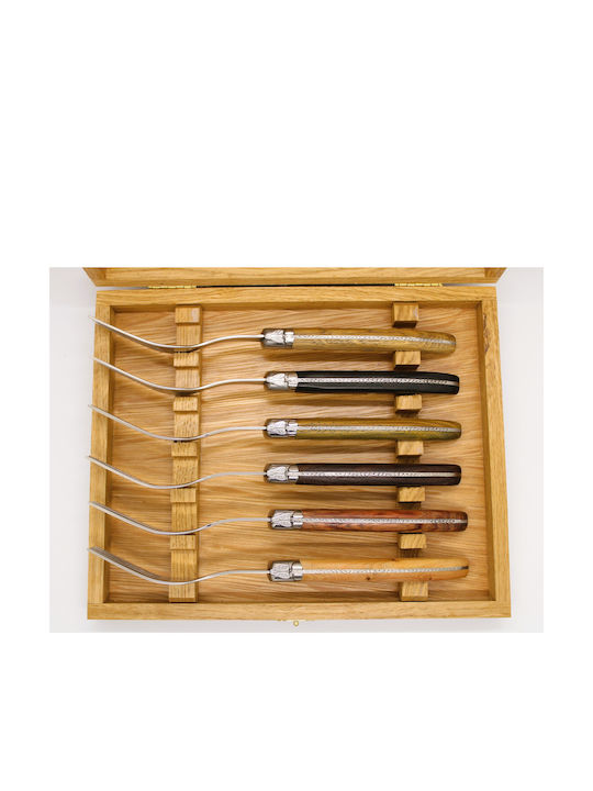 Claude Dozorme Inox Table Fork Set Silver 6pcs