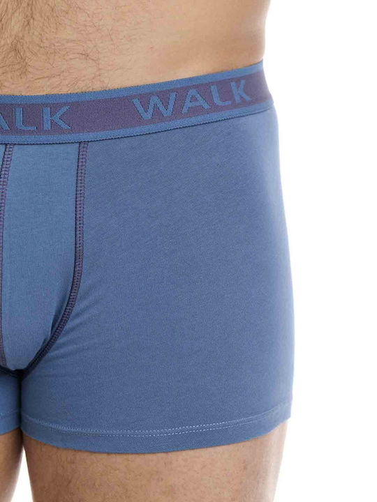 Walk Boxeri pentru bărbați Albastre 2Pachet