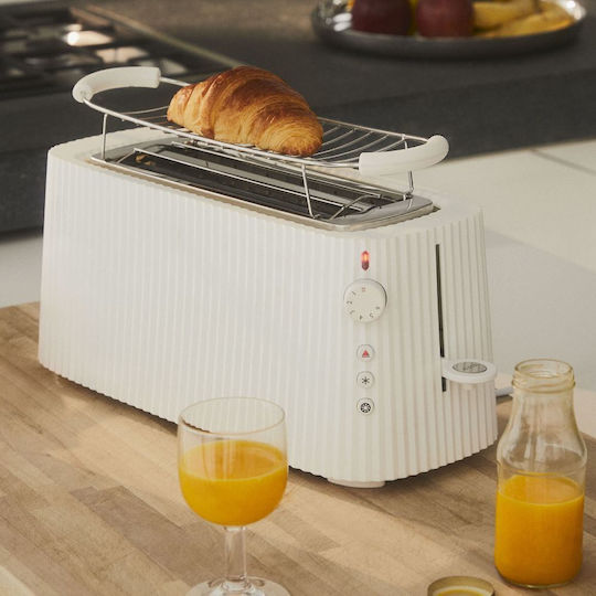 Alessi Plissé Toaster 2 Slots 1700W White