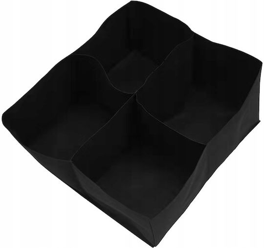 Γλάστρα Πλαστική Μαύρη 60x60x30εκ.