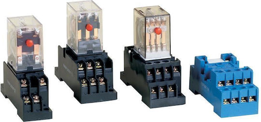 Tracon Electric Ρελέ Ράγας Ισχύος 3A Διπολικό με Τάση 48V
