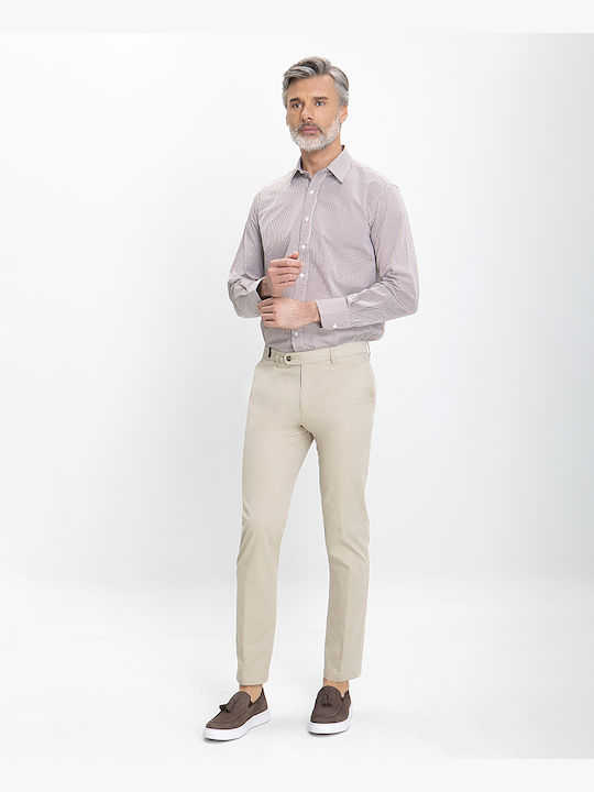 Vardas Ανδρικό Παντελόνι Chino Dark Beige