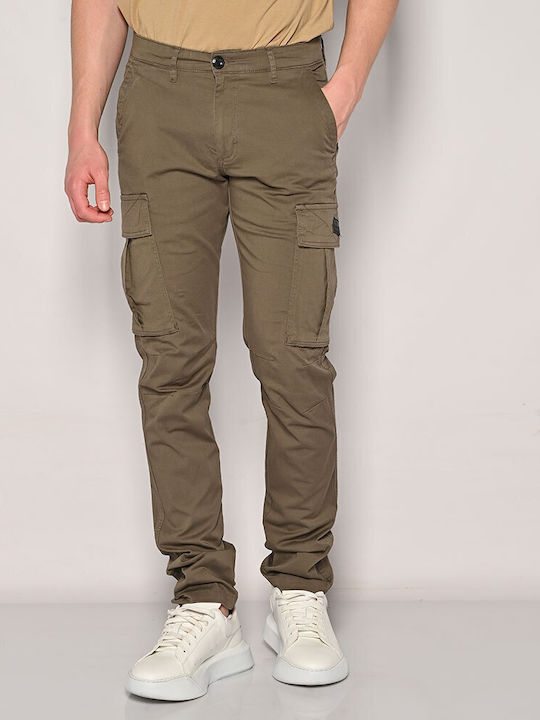 Brokers Jeans Men's Trousers Cargo Khaki