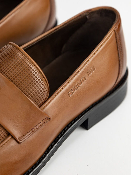 Men's Leather Moccasins Tabac Brown