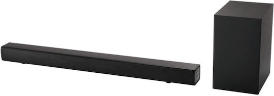 Panasonic SC-HTB150 Soundbar 2.1 Bluetooth και HDMI 100W με Ασύρματο Subwoofer και Τηλεχειριστήριο Μαύρο