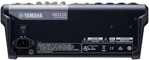 Yamaha MG12X Αναλογικός Μίκτης 8 Καναλιών με Phantom Power & 6 Εισόδους XLR