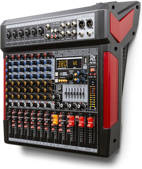 Power Dynamics PDM-T804 Αναλογική Κονσόλα 8 Καναλιών με Phantom Power & 6 Εισόδους XLR & Bluetooth SOCON462