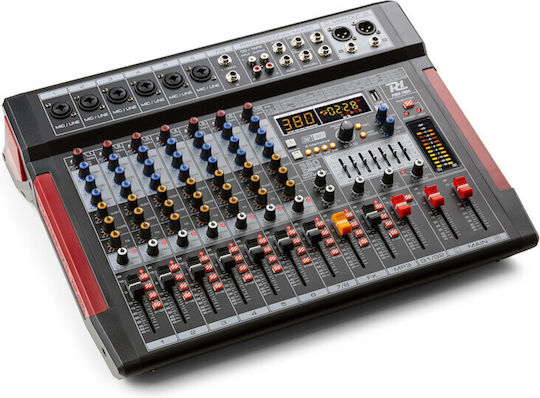 Power Dynamics PDM-T804 Αναλογική Κονσόλα 8 Καναλιών με Phantom Power & 6 Εισόδους XLR & Bluetooth SOCON462