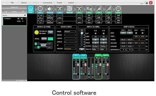 Lucky Tone MA-1000TD Αυτοενισχυόμενος Αναλογικός Μίκτης