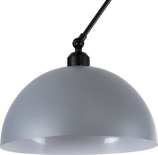 GloboStar Lotus Grey Bell Pendant Ceiling Light with E27 Socket 30x21x21cm