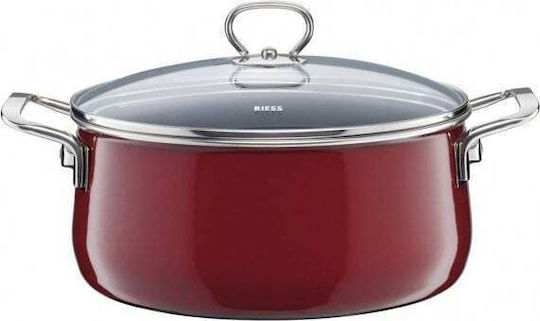 Riess Καπάκι για Κατσαρόλα Γυάλινο 24cm R-0711-008