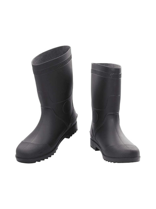 vidaXL Non-Slip Work Wellies Black