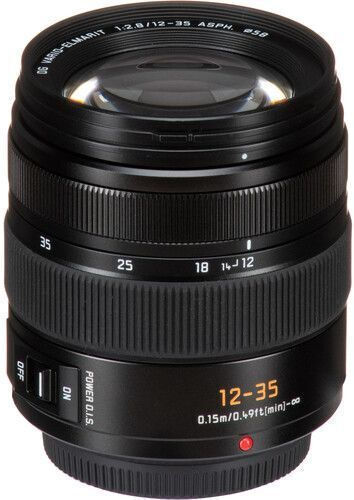 Panasonic Camera Lens Leica DG Vario-Elmarit 12-35mm f/2.8 ASPH. POWER O.I.S. Wide Angle Zoom for Micro Four Thirds (MFT) Mount Black