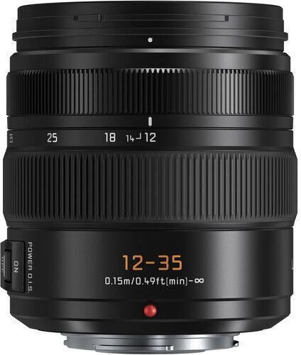 Panasonic Obiectiv Foto Leica DG Vario-Elmarit 12-35mm f/2.8 ASPH. POWER O.I.S. Zoom cu unghi larg pentru Montura Micro Patru Treimi (MFT) Black