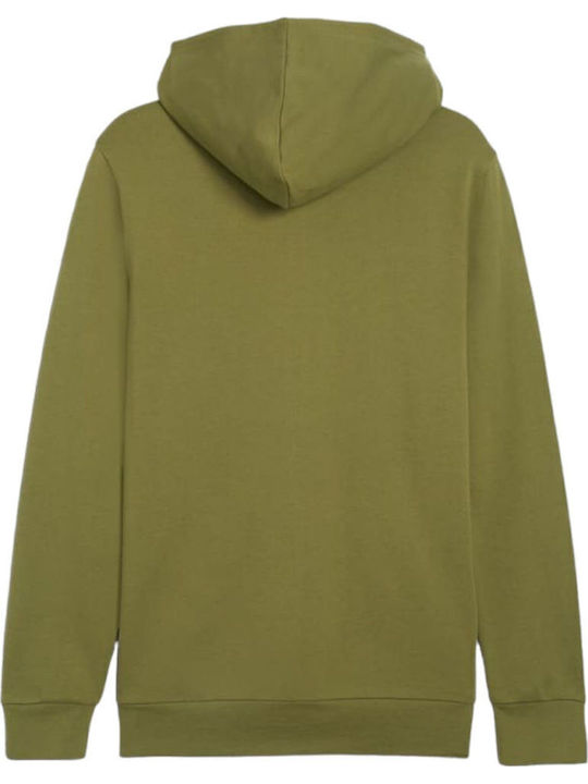 PUMA Better Essentials Ζακέτα Πράσινη με Κουκούλα