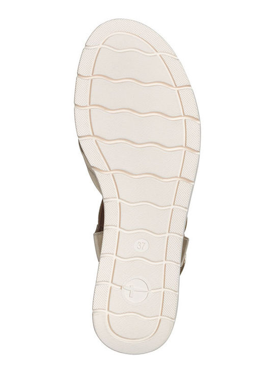 Damenplattformen Light Gold