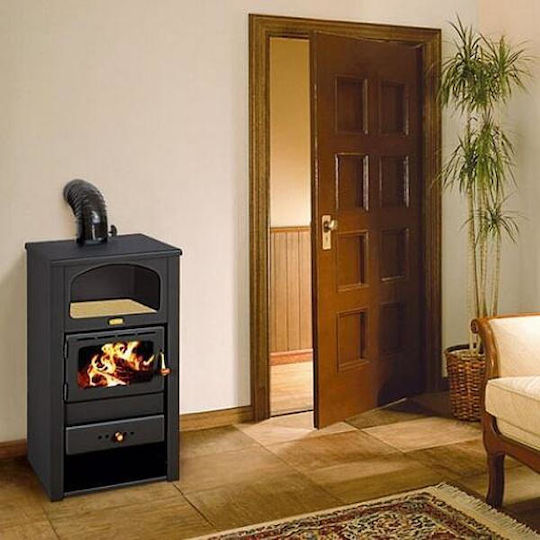 Prity K2 with Niche Ceramic Wood Stove 10kW Black
