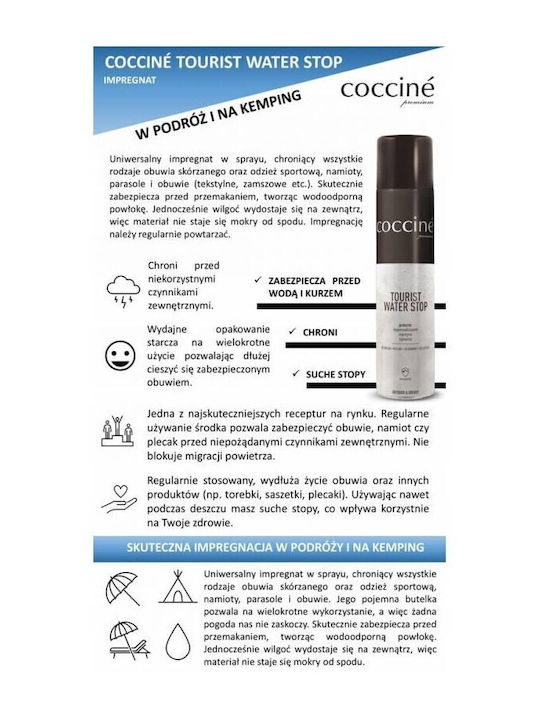 Coccine Water Stop Imprägnierung 400 Ml