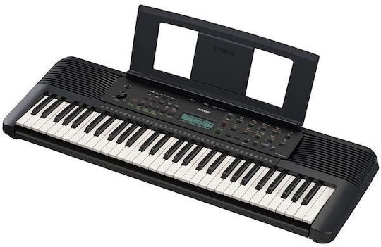 Yamaha Keyboard PSR-E283 with 61 Keys Standard Touch with Stand and Headphones Black Premium Βundle IΙ