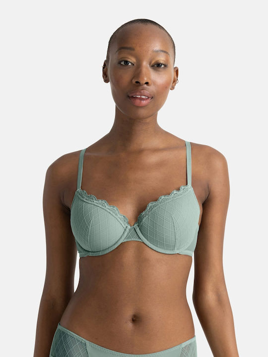 Dorina Balconette Balconette Bra Green