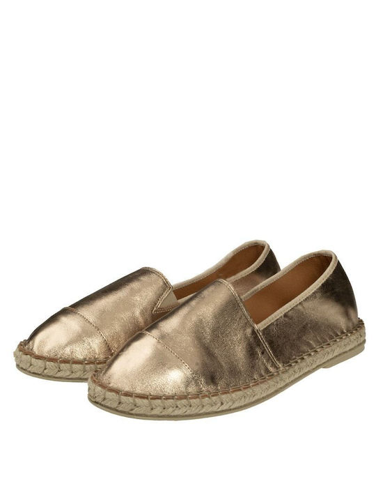 Divide Damen Espadrilles in Gold Farbe