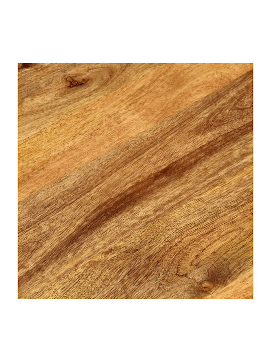 vidaXL Oval Tischoberfläche aus Massivholz Brown 90x40x3.8cm 370153 1Stück