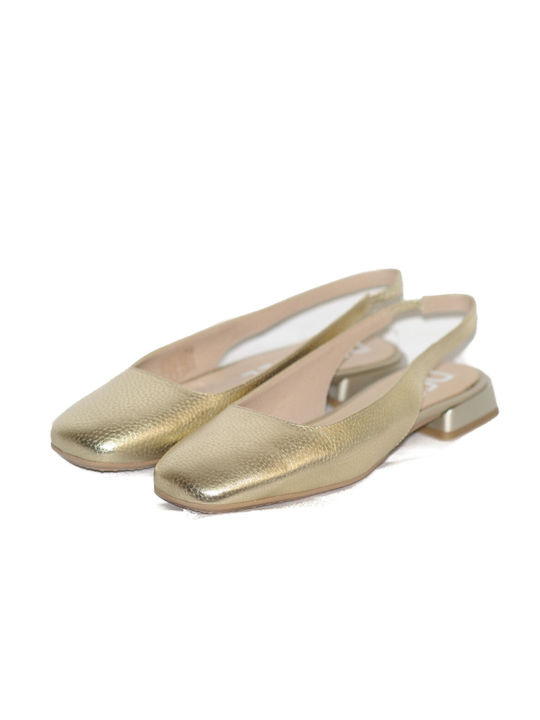 Desiree Shoes Anatomic Leather Ballerinas Gold