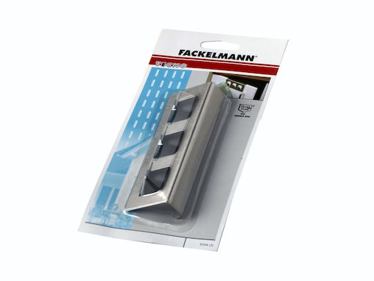 Fackelmann Κρεμάστρα Πόρτας Ανοξείδωτη 3 Θέσεων