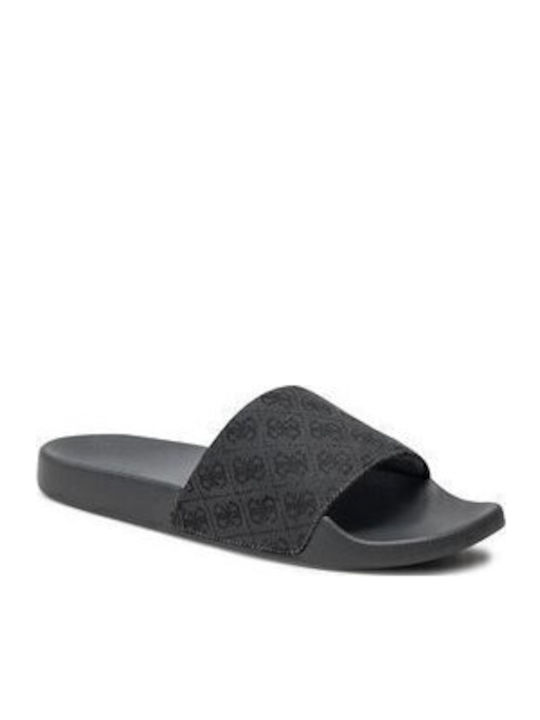 Men's Black Slides