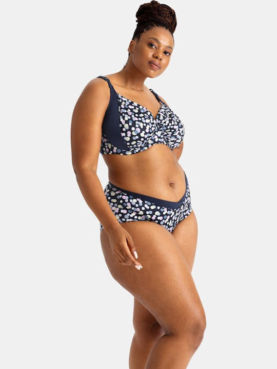 Women's Bikini Top Dorina Mesola Print Non-Padded Regular Fit Lycra Cup E