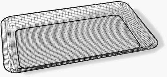 AMT Gastroguss Ταψί Αλουμινίου 55x33cm