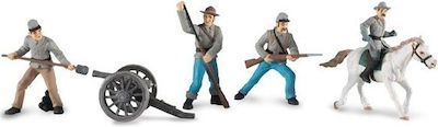 Miniatures Safari Civil War Confederate Soldiers Collection 2 Soldiers Set