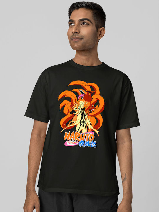 T-shirt Naruto Μαύρο