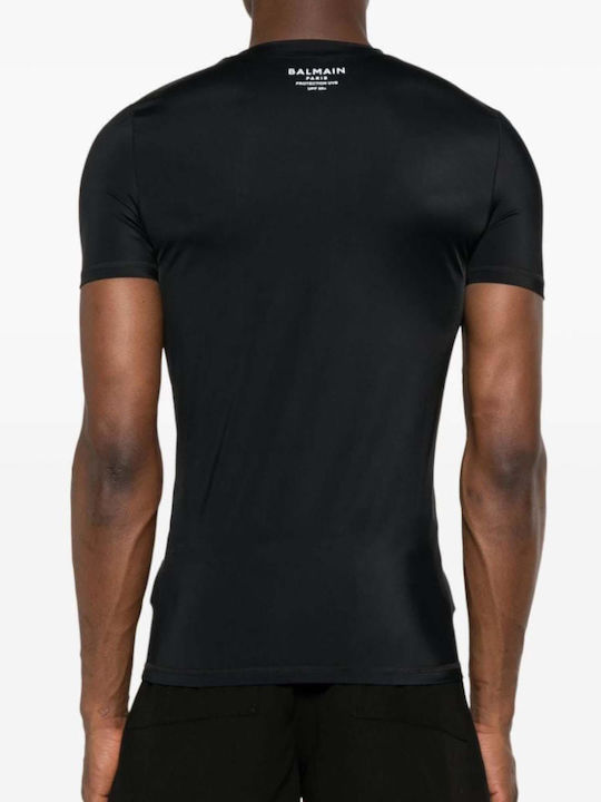 Balmain Men's Short Sleeve T-shirt Black