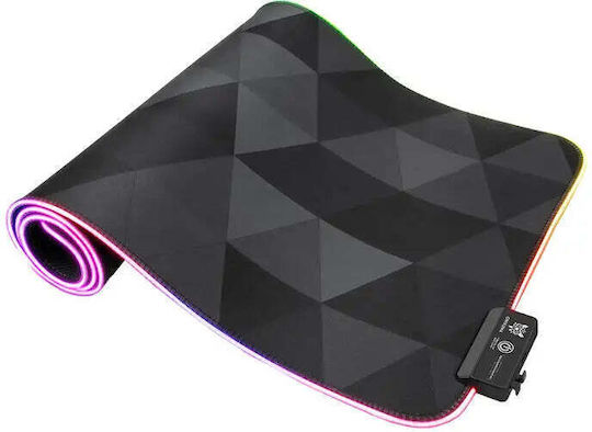 Onikuma Gaming Mouse Pad with RGB Lighting Black