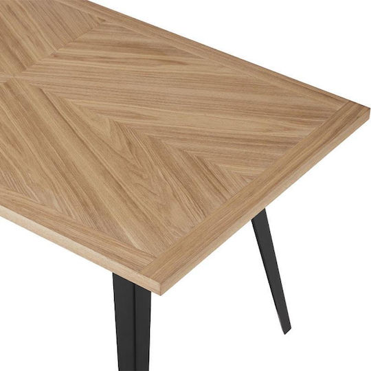 1564 Τραπέζι Τραπεζαρίας Ξύλινο Sonoma 160x90x75εκ.
