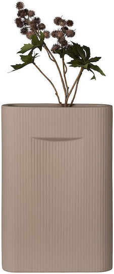 House Nordic Decorative Vase Brown 8.5x8.5x35.5cm