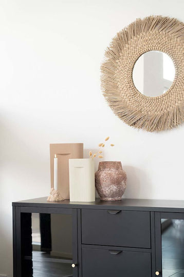 House Nordic Dekorative Keramikvase Weiß Y26cm