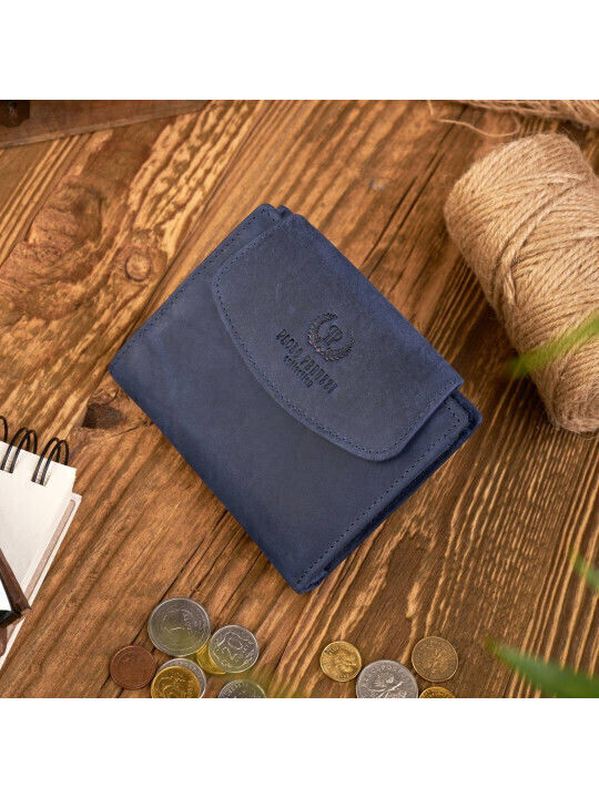 Дамско Портмоне Класически с RFID Тъмносин