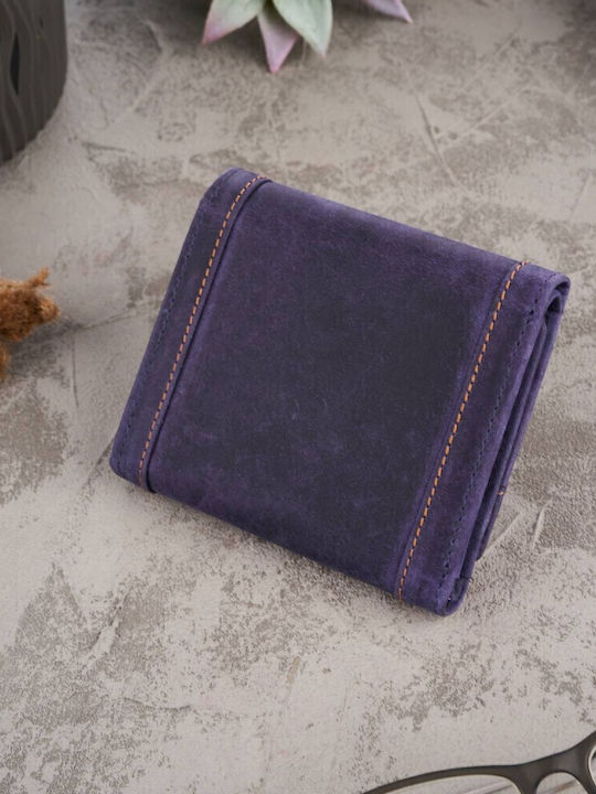 Mic Din piele Portofel de damă Clasice cu RFID Violet