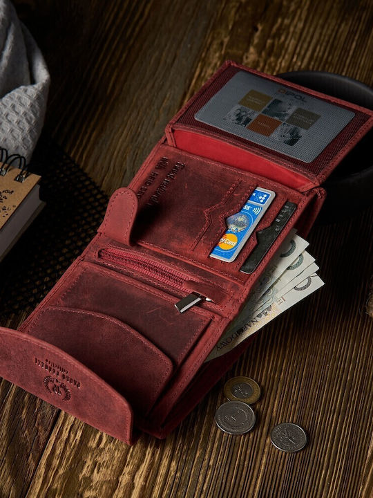 Small Women's Wallet Classic with RFID Red