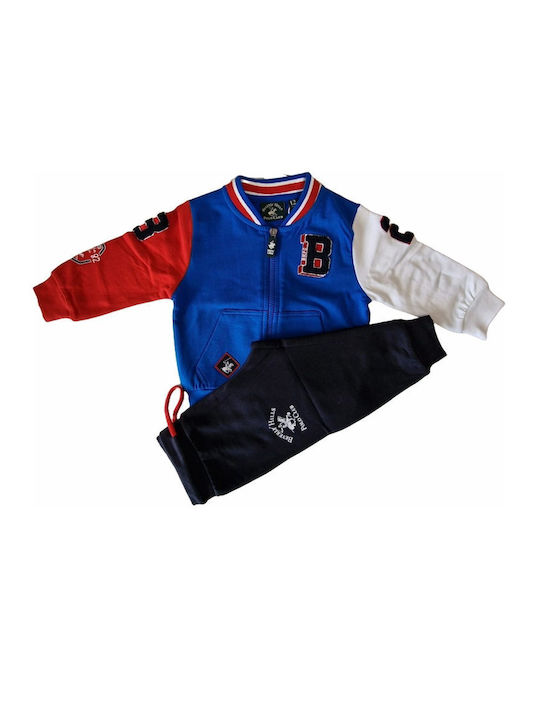 Beverly Hills Polo Club Kids Sweatpants Set Royal Blue 2pcs