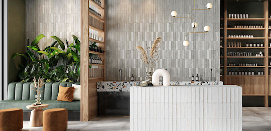 Rondine Ceramica Плочка За под На закрито Порцеланов Матов 25x6см Светло сиво