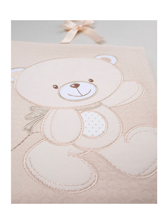 Prenatal Decke Kinderbett Baumwolle Braun Beige
