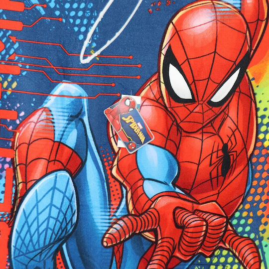 Marvel Παιδική Πετσέτα Θαλάσσης Μπλε Spiderman 137x70εκ.