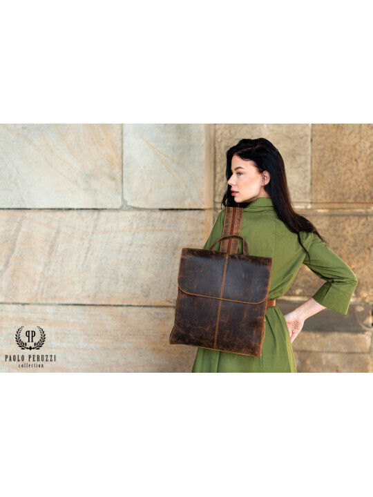 Paolo Peruzzi Backpack Καφέ