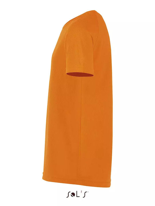 Kids' T-shirt Orange Sporty