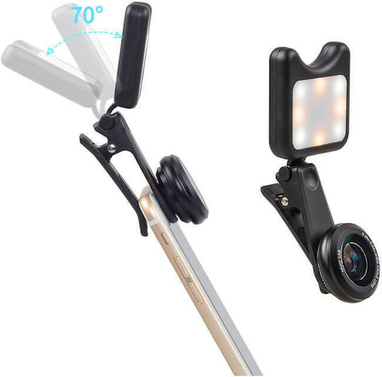 Apexel Set de Lentile Camera Telefon Macro / Unghi larg 1x 1buc